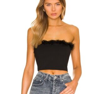 Revolve - Olivia Strapless Top in Black